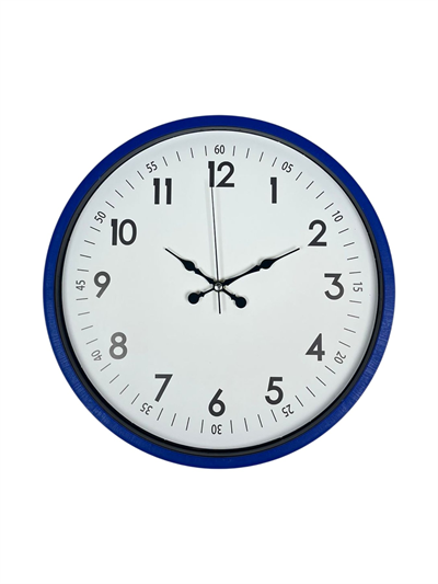 36 Cm Lacivert Dekoratif Duvar Saati