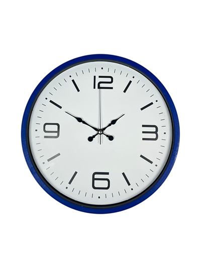 36 Cm Lacivert Modern Dekoratif Duvar Saati