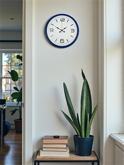 36 Cm Lacivert Modern Dekoratif Duvar Saati