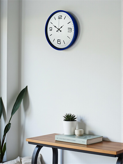 36 Cm Lacivert Modern Dekoratif Duvar Saati