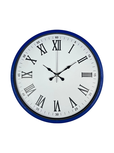 36 Cm Lacivert Roma Rakamlı Duvar Saati