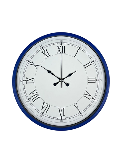 36 Cm Lacivert Roma Rakamlı Duvar Saati