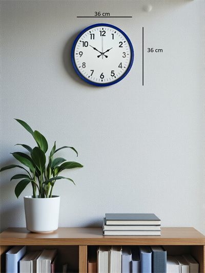 36 Cm Lacivert Standart Duvar Saati