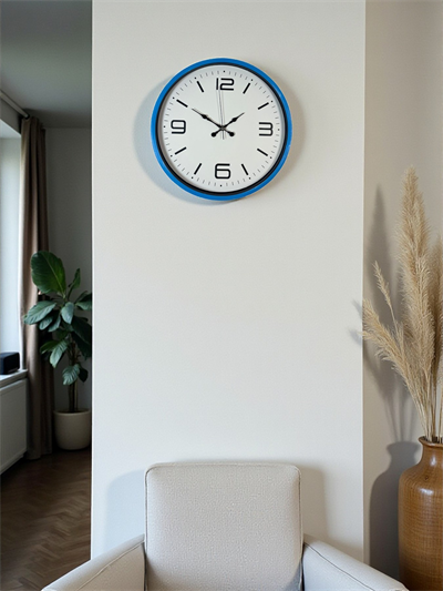 36 Cm Mavi Dekoratif Duvar Saati