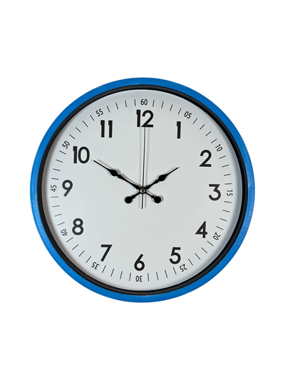 36 Cm Mavi Dekoratif Duvar Saati