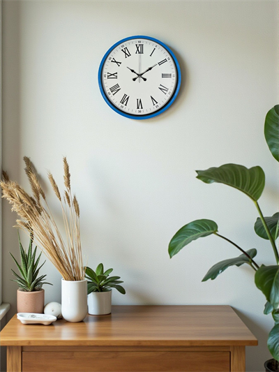 36 Cm Mavi Roma Rakamlı Duvar Saati