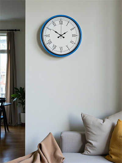 36 Cm Mavi Roma Rakamlı Duvar Saati