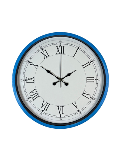 36 Cm Mavi Roma Rakamlı Duvar Saati