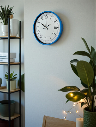 36 Cm Mavi Roma Rakamlı Duvar Saati