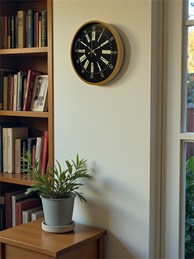 36 Cm Modern Kahverengi Duvar Saati