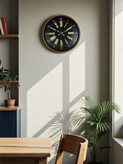 36 Cm Modern Kahverengi Duvar Saati