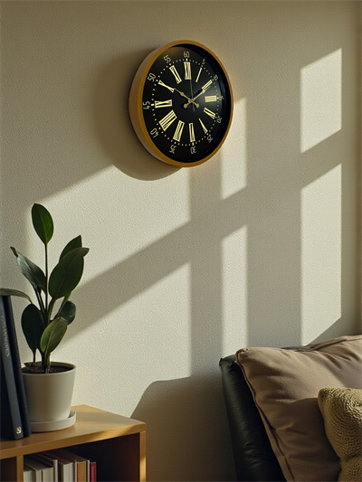 36 Cm Modern Kahverengi Duvar Saati