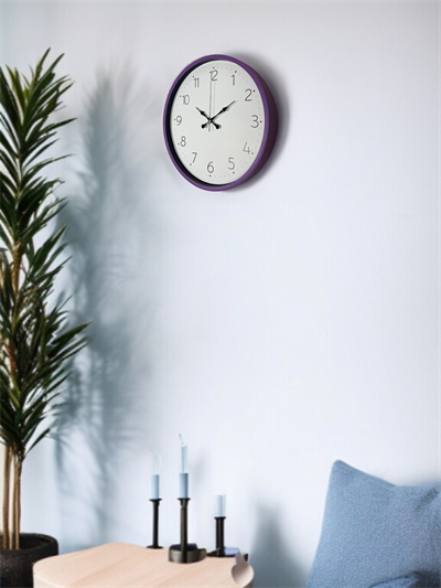36 Cm Mor Dekoratif Duvar Saati