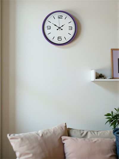 36 Cm Mor Dekoratif Duvar Saati