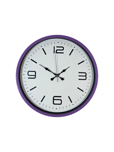 36 Cm Mor Dekoratif Duvar Saati