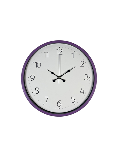 36 Cm Mor Dekoratif Duvar Saati