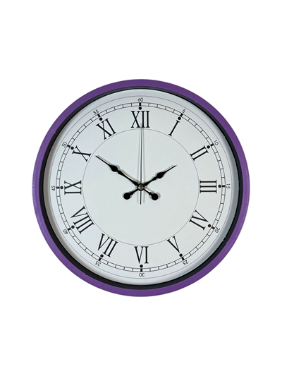 36 Cm Mor Roma Rakamlı Duvar Saati