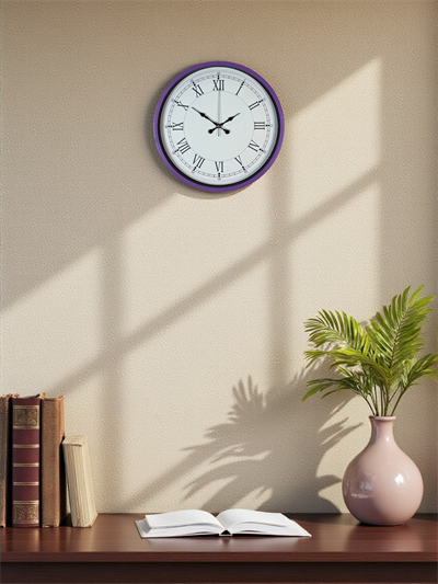 36 Cm Mor Roma Rakamlı Duvar Saati