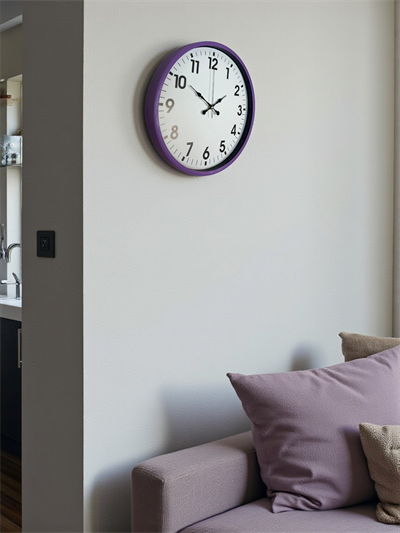 36 Cm Mor Standart Duvar Saati