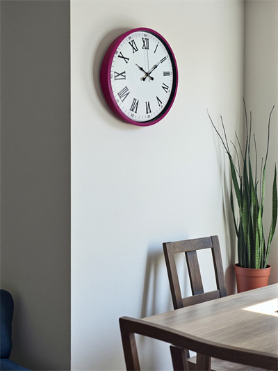 36 Cm Pembe Roma Rakamlı Duvar Saati