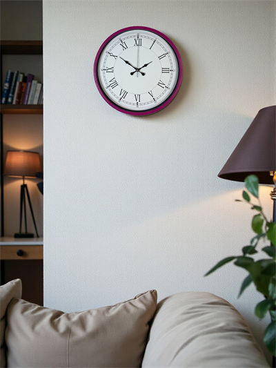 36 Cm Pembe Roma Rakamlı Duvar Saati