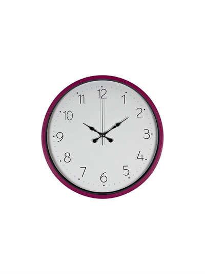 36 Cm Pembe Standart Duvar Saati