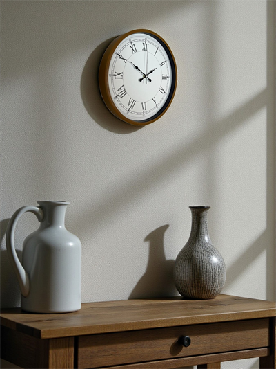 36 Cm Roma Rakamlı Kahverengi Dekoratif Duvar Saati