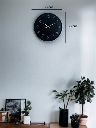 36 Cm Sade Dekoratif Duvar Saati