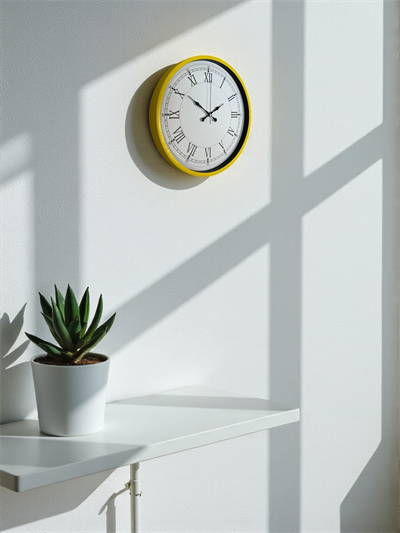 36 Cm Sarı Dekoratif Duvar Saati
