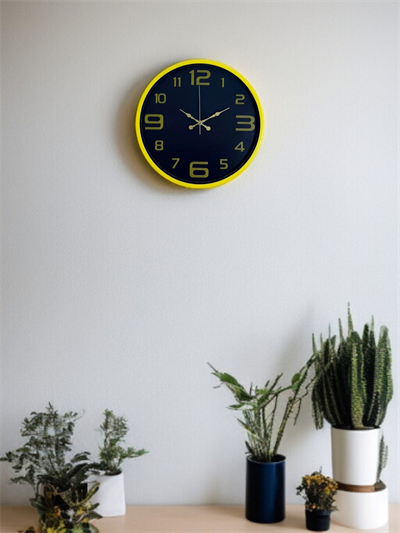 36 Cm Sarı Gold Rakamlı Duvar Saati