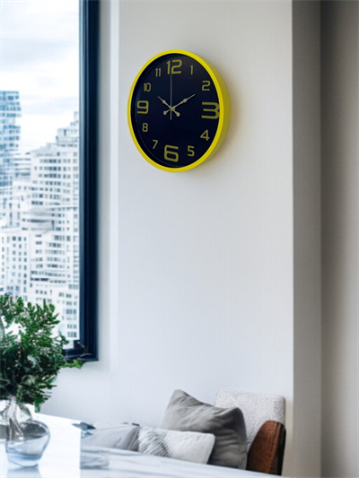 36 Cm Sarı Gold Rakamlı Duvar Saati