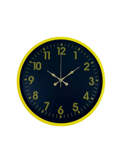36 Cm Sarı Standart Duvar Saati