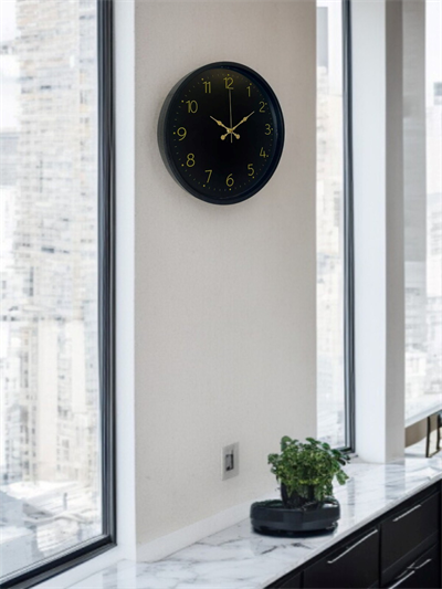 36 Cm Siyah Asil Duvar Saati