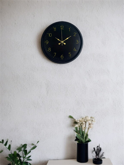 36 Cm Siyah Asil Duvar Saati