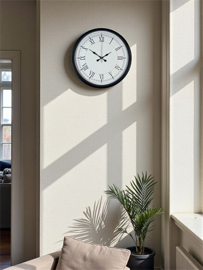 36 Cm Siyah Asil Roma Rakamlı Duvar Saati