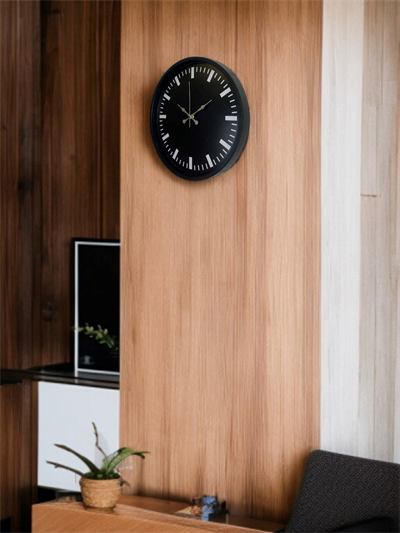 36 Cm Siyah Dekoaratif Duvar Saati