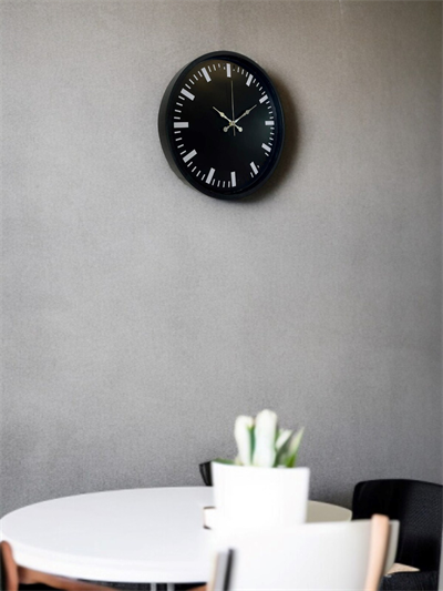 36 Cm Siyah Dekoaratif Duvar Saati