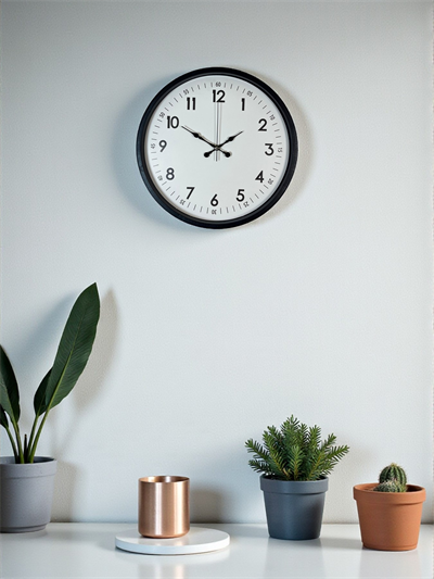 36 Cm Siyah Dekoratif Duvar Saati