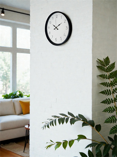 36 Cm Siyah Dekoratif Duvar Saati