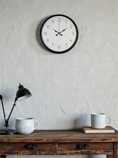 36 Cm Siyah Dekoratif Duvar Saati