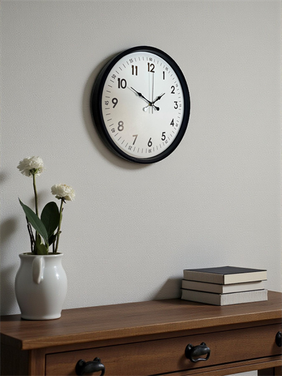 36 Cm Siyah Dekoratif Duvar Saati