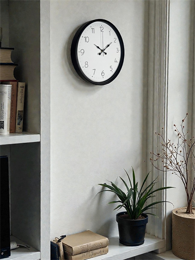 36 Cm Siyah Dekoratif Duvar Saati