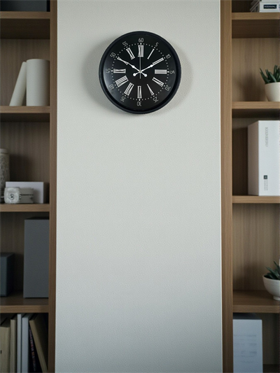 36 Cm Siyah Dekoratif Duvar Saati