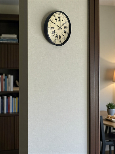 36 Cm Siyah Retro Tasarım Duvar Saati
