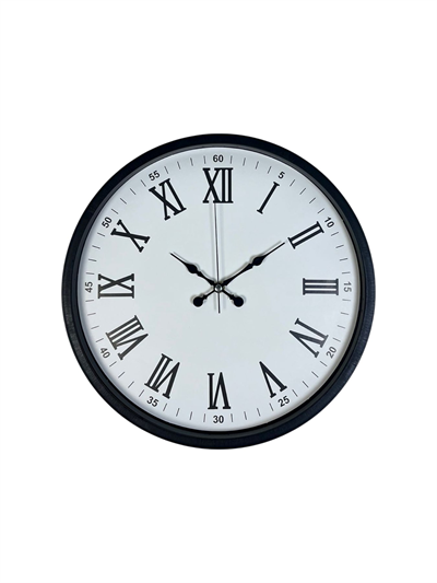 36 Cm Siyah Roma Rakamlı Duvar Saati