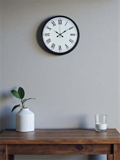 36 Cm Siyah Roma Rakamlı Duvar Saati