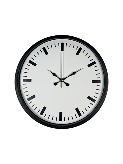36 Cm Siyah Sade Standart Duvar Saati