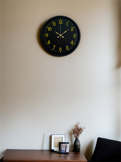 36 Cm Siyah Standart Duvar Saati