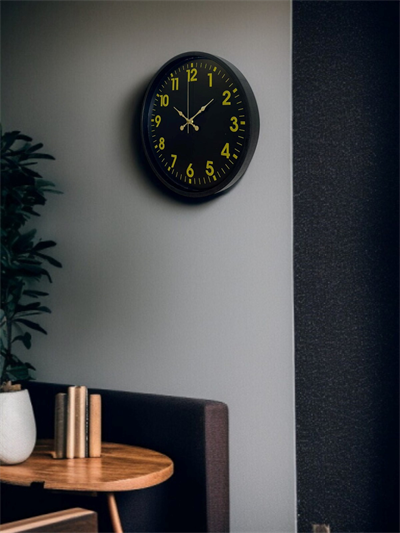 36 Cm Siyah Standart Duvar Saati