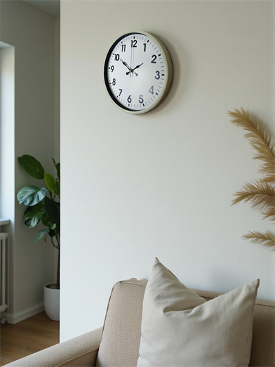 36 Cm Standart Krem Duvar Saati